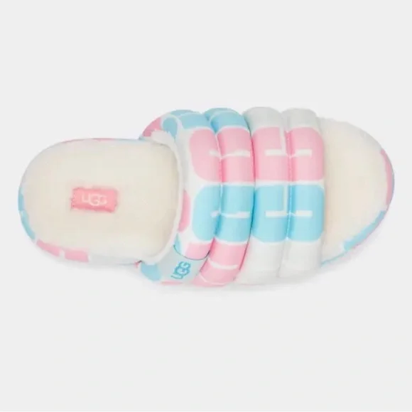 UGG Pride Slide - Pink & Blue Lettering - Size 7 - Picture 5 of 6
